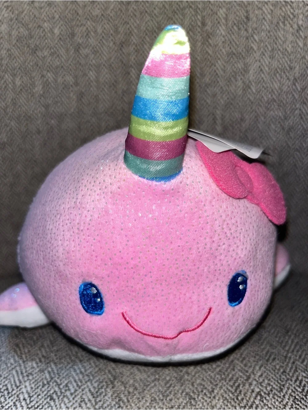 Build A Bear Sanrio Hello Kitty 8” NARWHAL Pink Plush Summer Waves Mini NWT HTF